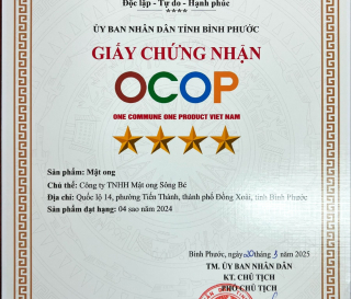 🏅 Các Chứng Nhận Uy Tín Khẳng Định Chất Lượng Mật Ong Sông Bé